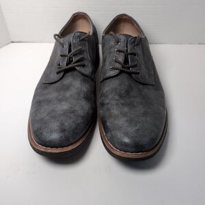 St John Bay Memory Foam Dry + Cool Oliver Gray Men's Shoes Leather size 9 M